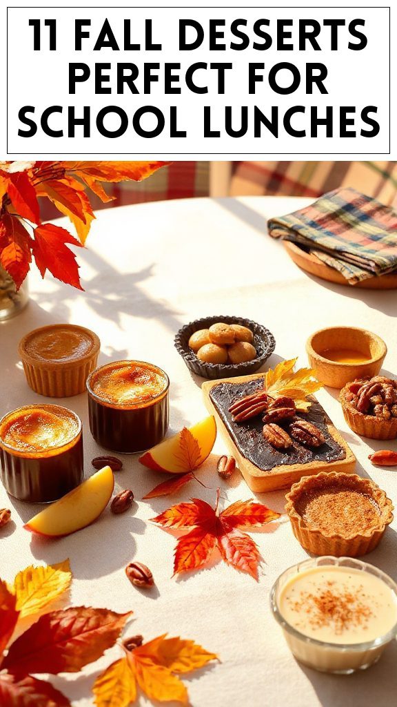 11 Fall Desserts Perfect for School Lunches