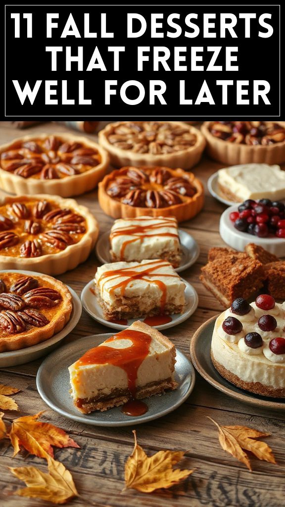11 Fall Desserts That Freeze Well for Later