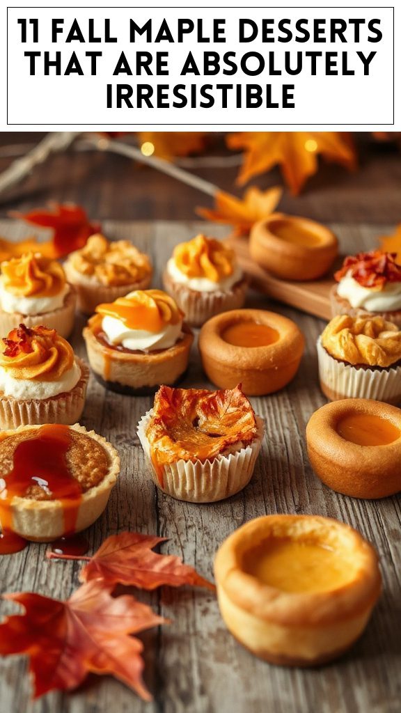 11 Fall Maple Desserts That Are Absolutely Irresistible