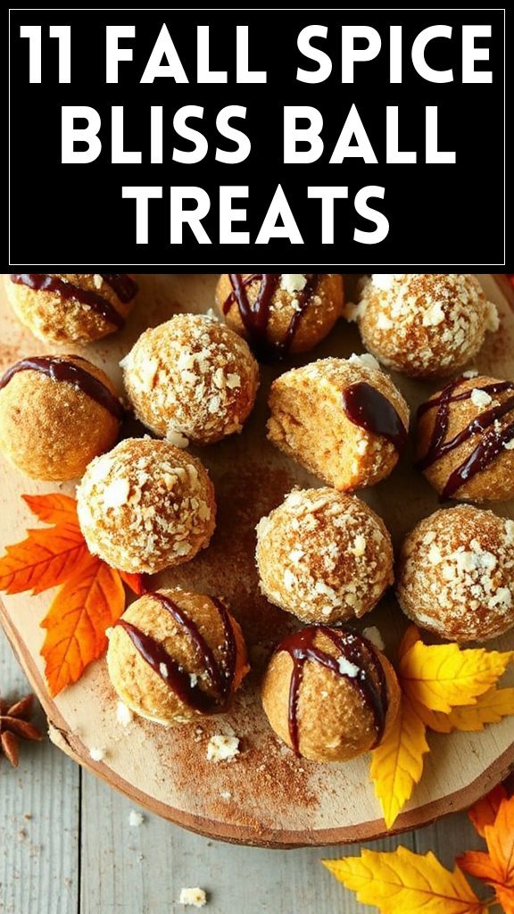 11 Fall Spice Bliss Ball Treats