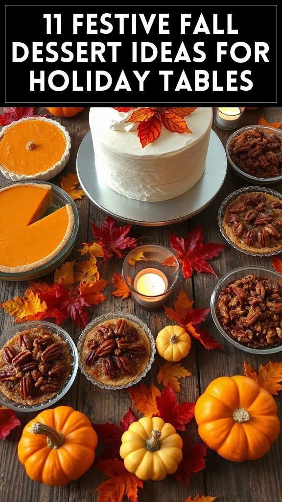 11 Festive Fall Dessert Ideas for Holiday Tables