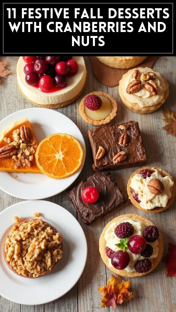 11 Festive Fall Desserts With Cranberries and Nuts