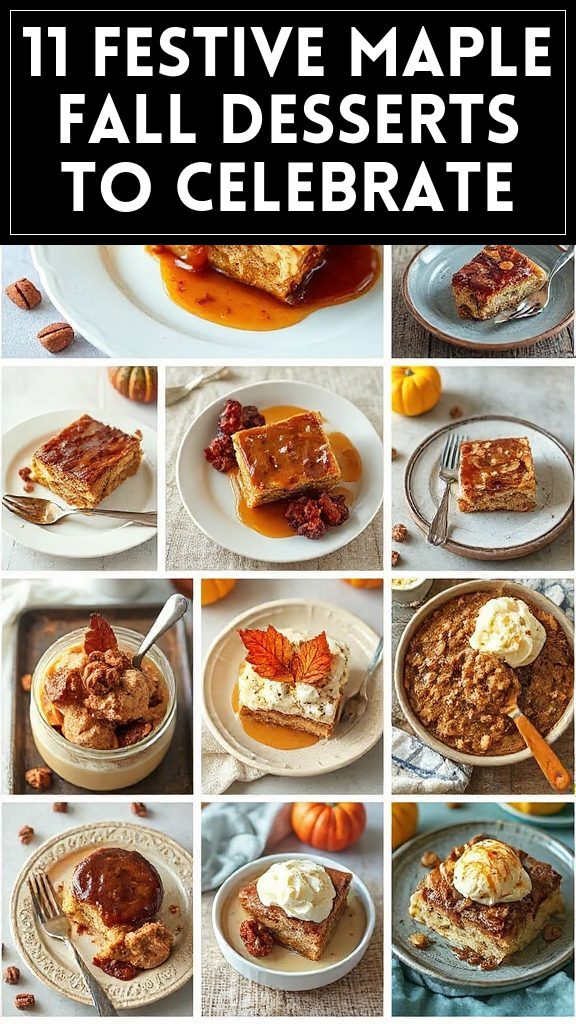 11 Festive Maple Fall Desserts to Celebrate