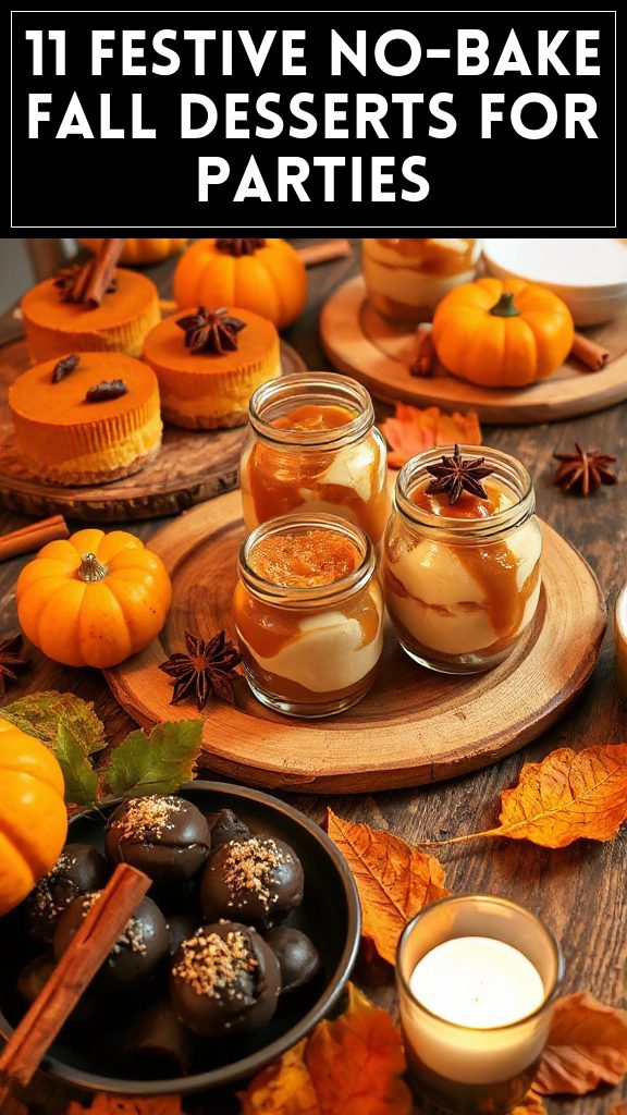 11 Festive No-Bake Fall Desserts for Parties