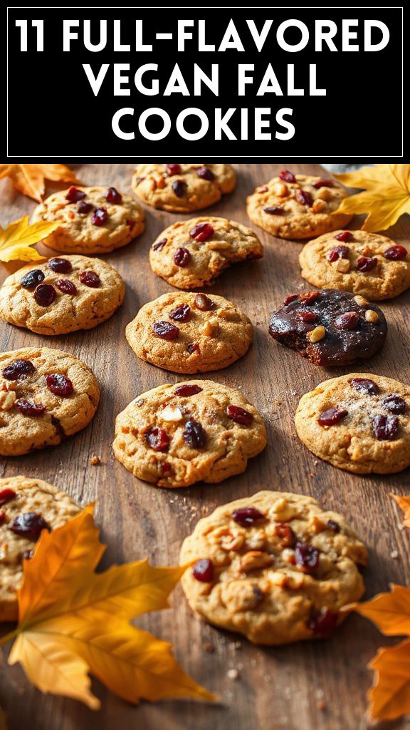 11 Full-Flavored Vegan Fall Cookies