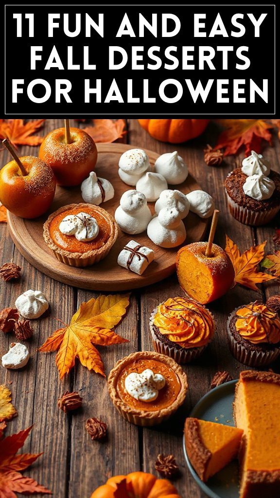 11 Fun and Easy Fall Desserts for Halloween