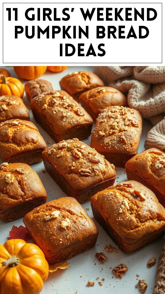 11 Girls’ Weekend Pumpkin Bread Ideas