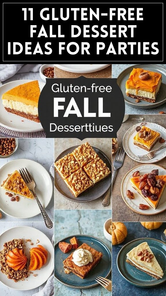 11 Gluten-Free Fall Dessert Ideas for Parties