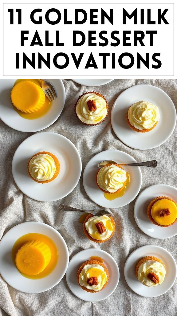 11 Golden Milk Fall Dessert Innovations