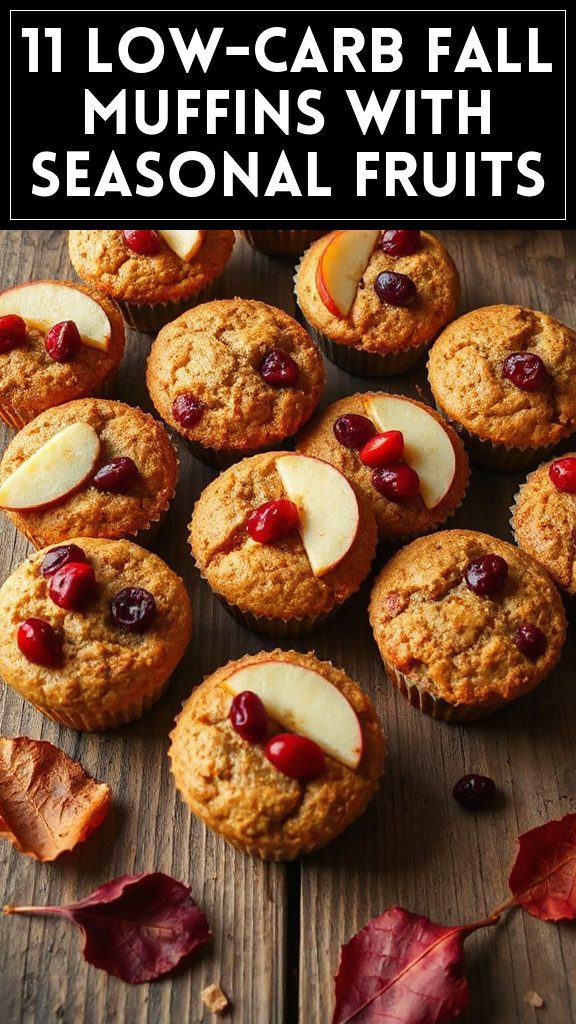 11 Low-Carb Fall Muffins With Seasonal Fruits