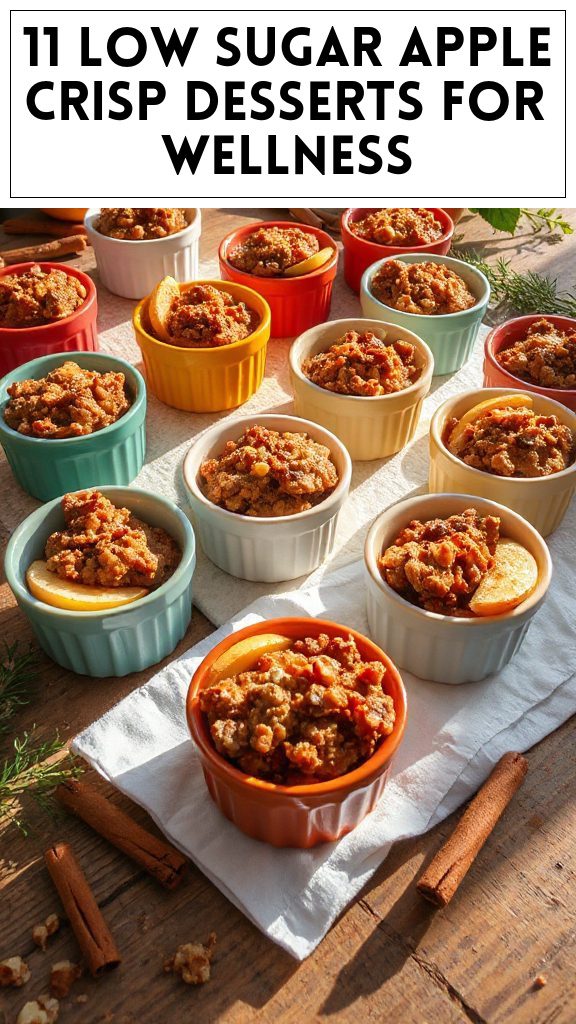11 Low Sugar Apple Crisp Desserts for Wellness