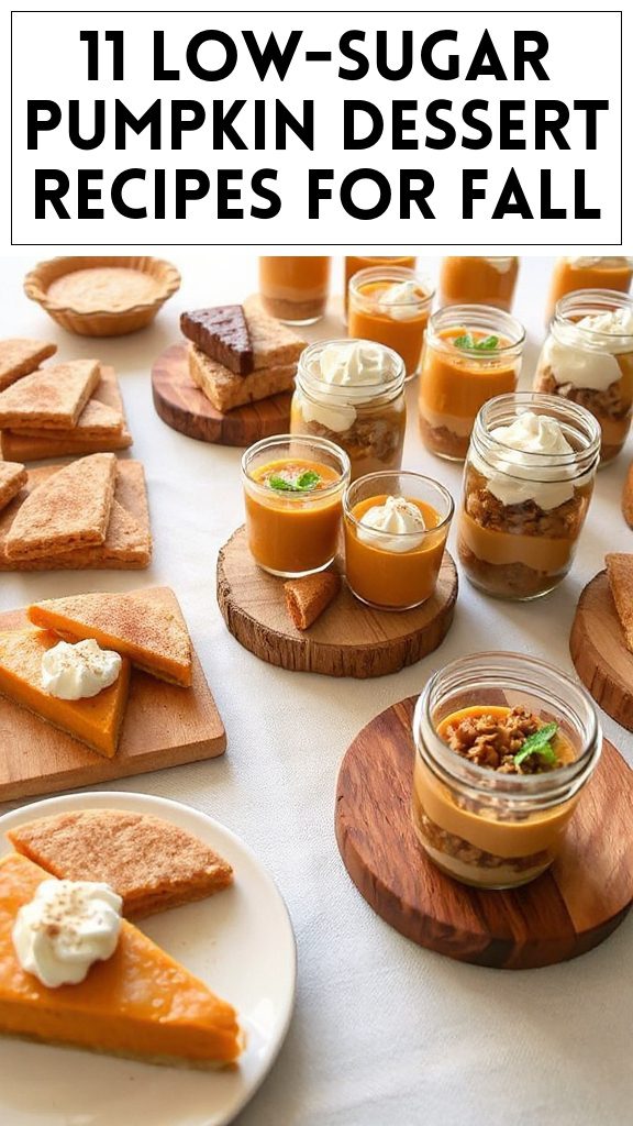 11 Low-Sugar Pumpkin Dessert Recipes for Fall