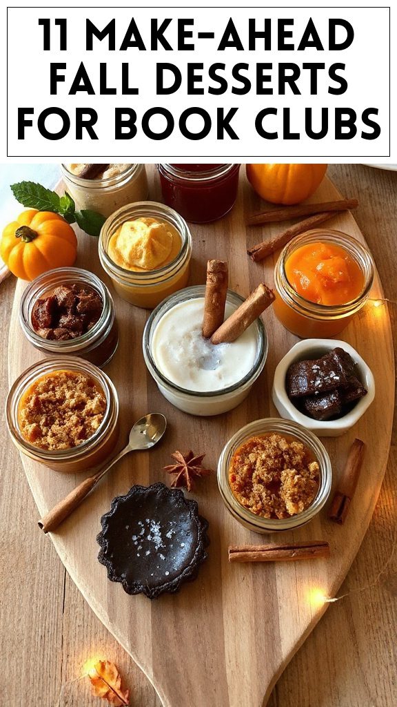 11 Make-Ahead Fall Desserts for Book Clubs