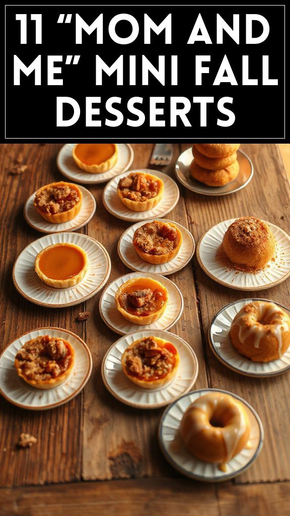 11 “Mom and Me” Mini Fall Desserts
