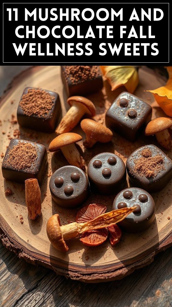 11 Mushroom and Chocolate Fall Wellness Sweets