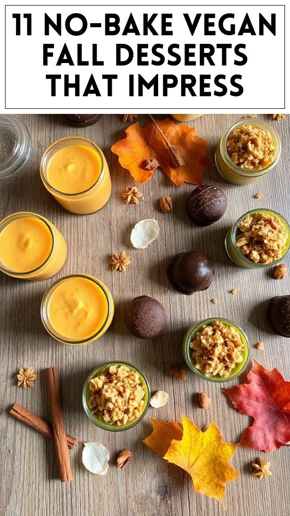 11 No-Bake Vegan Fall Desserts That Impress