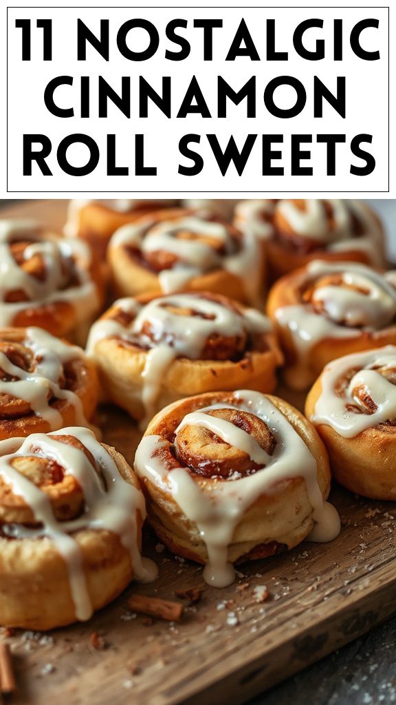 11 Nostalgic Cinnamon Roll Sweets