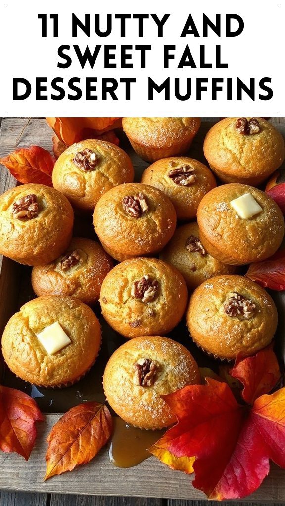 11 Nutty and Sweet Fall Dessert Muffins