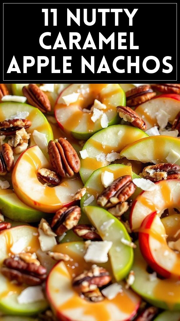 11 Nutty Caramel Apple Nachos
