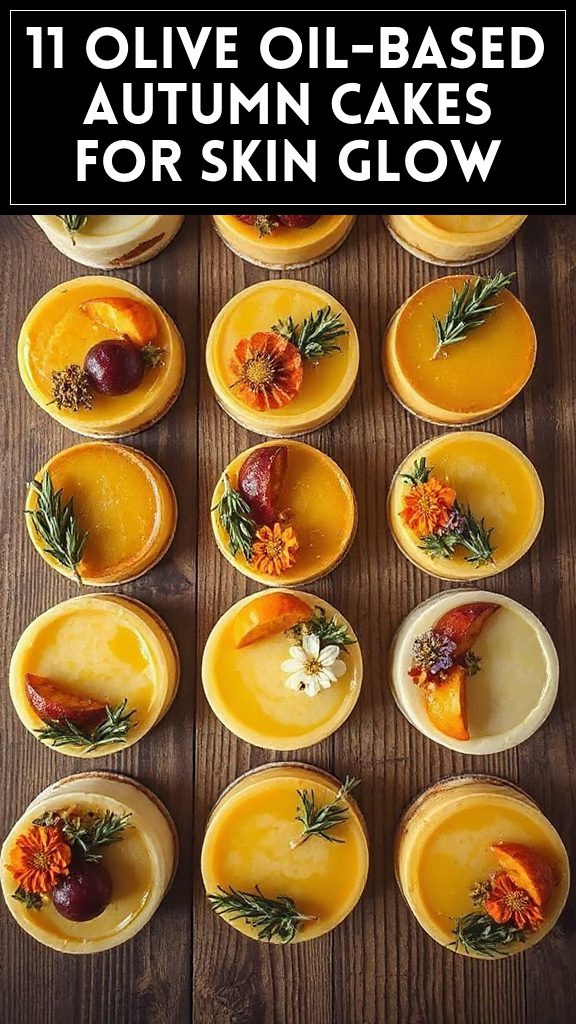11 Olive Oil-Based Autumn Cakes for Skin Glow