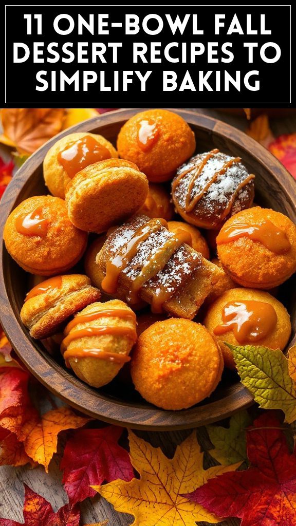 11 One-Bowl Fall Dessert Recipes to Simplify Baking