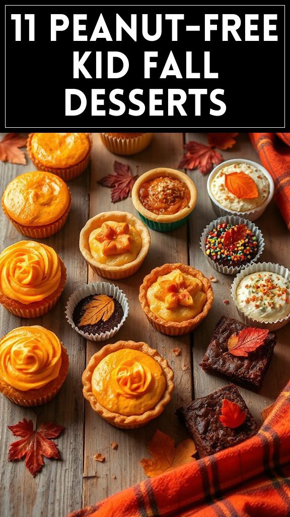 11 Peanut-Free Kid Fall Desserts