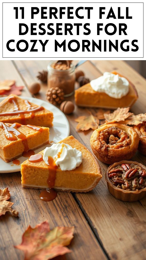 11 Perfect Fall Desserts for Cozy Mornings