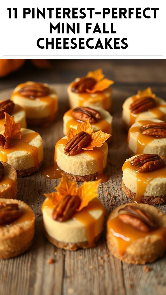 11 Pinterest-Perfect Mini Fall Cheesecakes