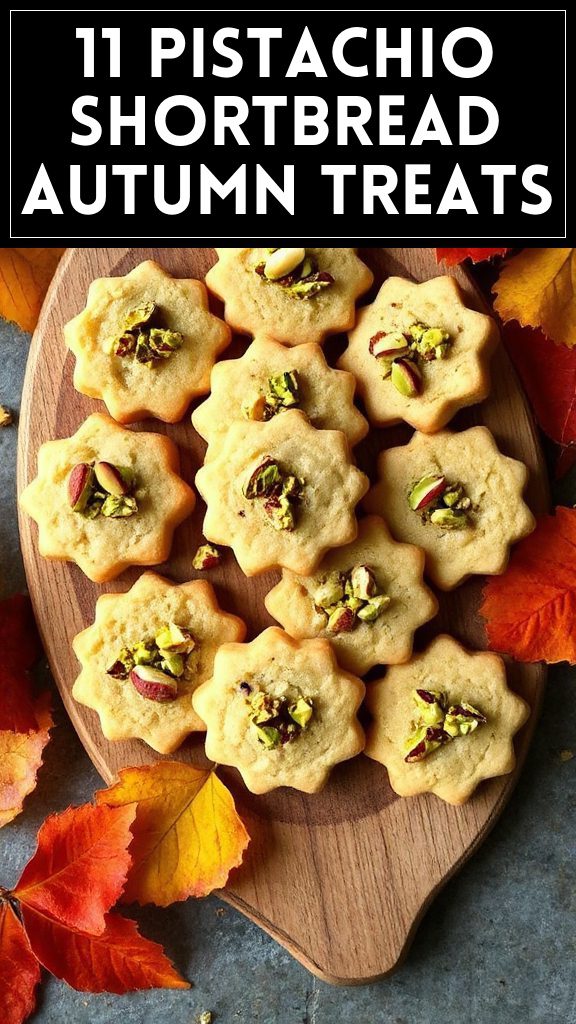 11 Pistachio Shortbread Autumn Treats