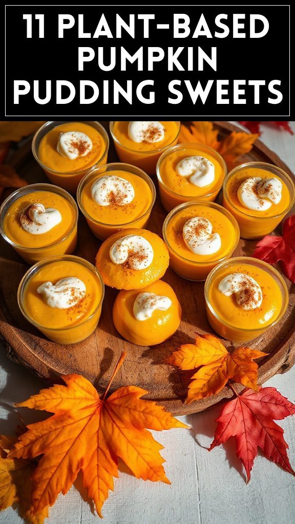 11 Plant-Based Pumpkin Pudding Sweets