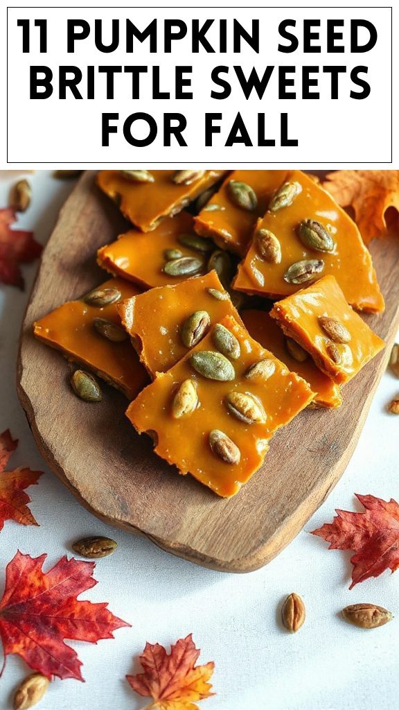 11 Pumpkin Seed Brittle Sweets for Fall