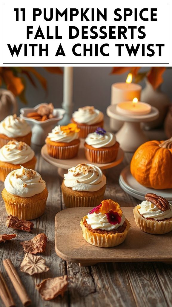 11 Pumpkin Spice Fall Desserts With a Chic Twist