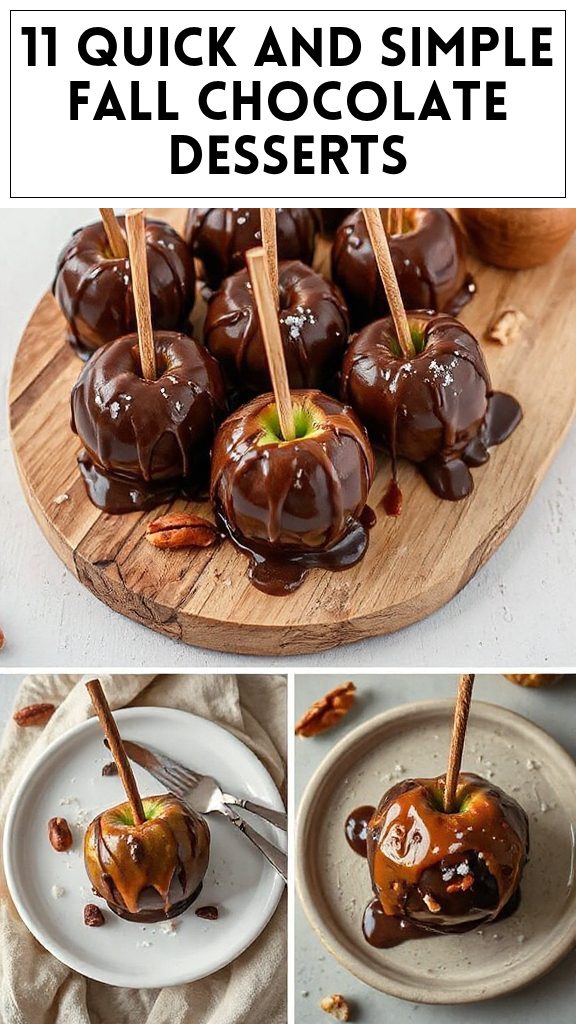 11 Quick and Simple Fall Chocolate Desserts