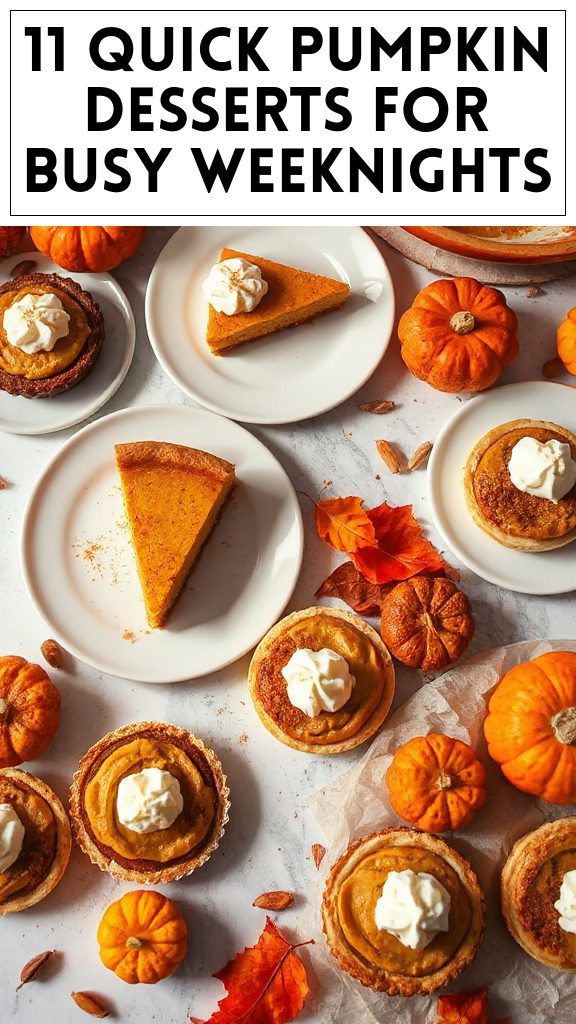 11 Quick Pumpkin Desserts for Busy Weeknights