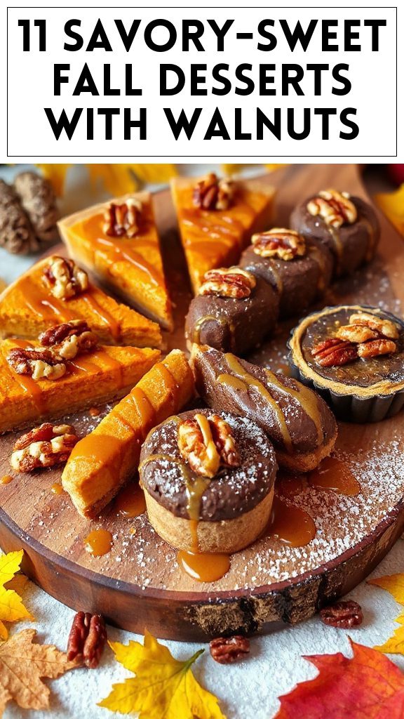11 Savory-Sweet Fall Desserts With Walnuts