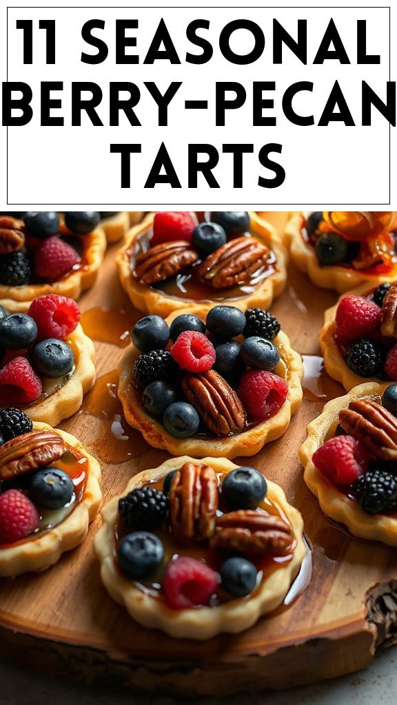 11 Seasonal Berry-Pecan Tarts