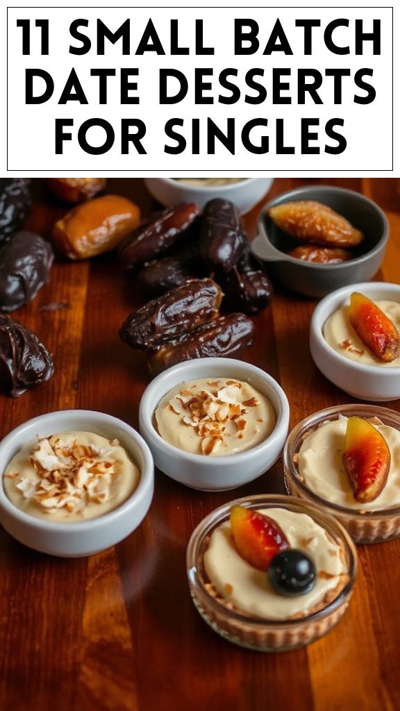 11 Small Batch Date Desserts for Singles