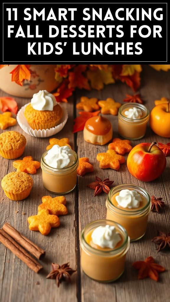 11 Smart Snacking Fall Desserts for Kids’ Lunches