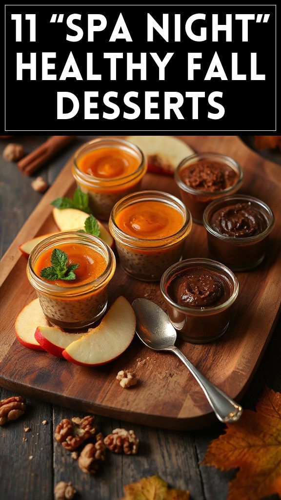 11 “Spa Night” Healthy Fall Desserts