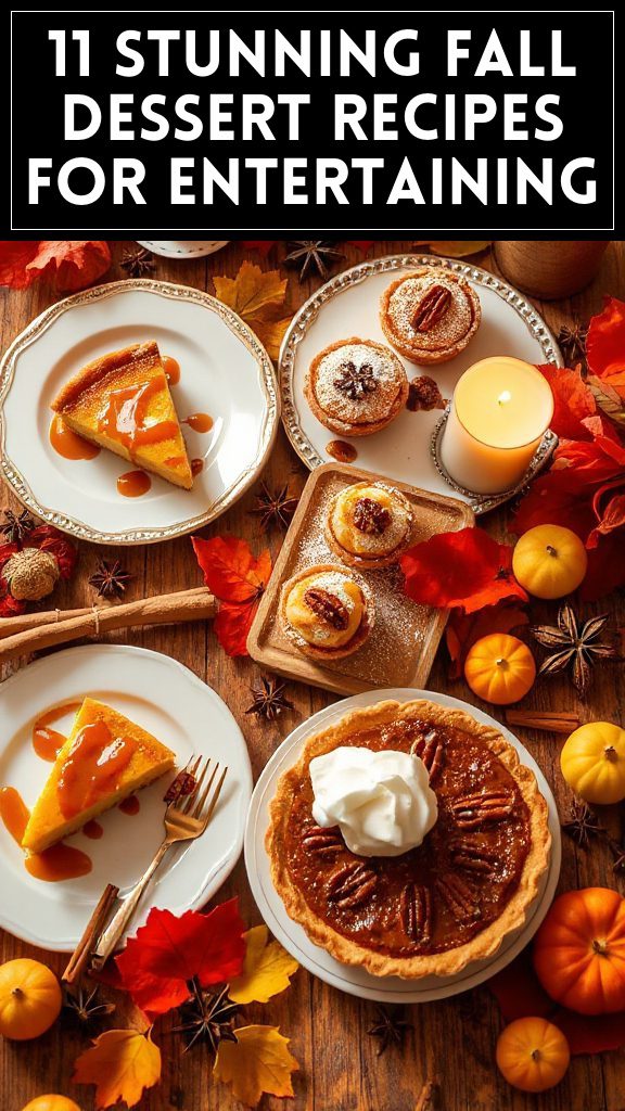 11 Stunning Fall Dessert Recipes for Entertaining