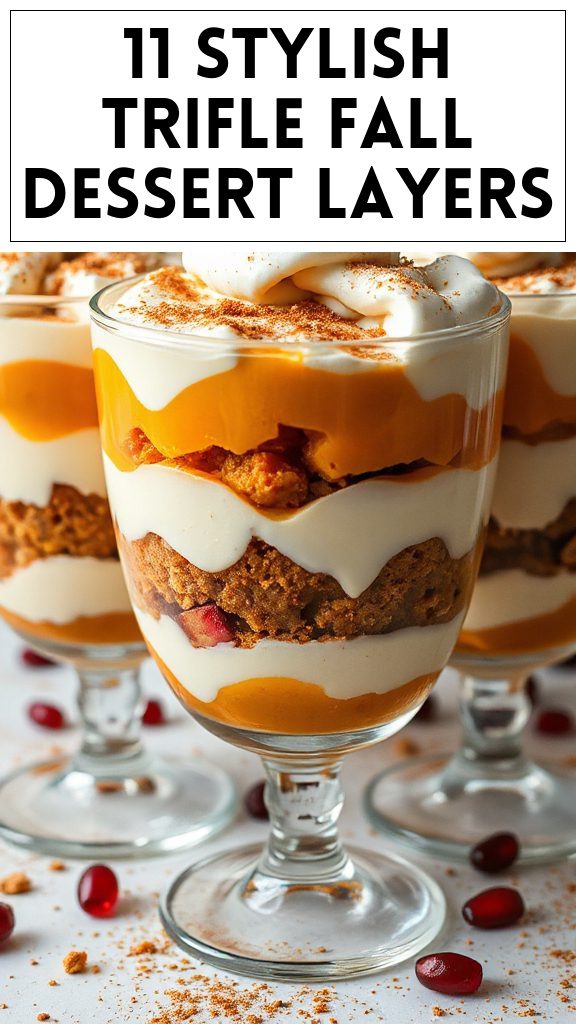 11 Stylish Trifle Fall Dessert Layers