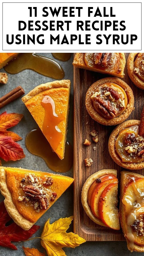 11 Sweet Fall Dessert Recipes Using Maple Syrup