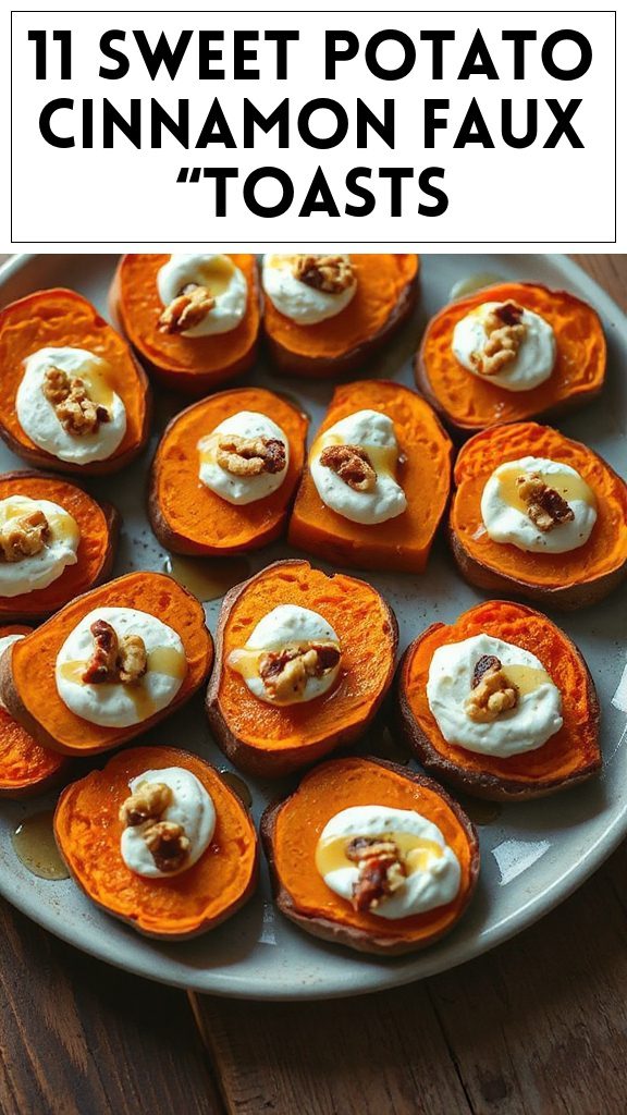 11 Sweet Potato Cinnamon Faux “Toasts