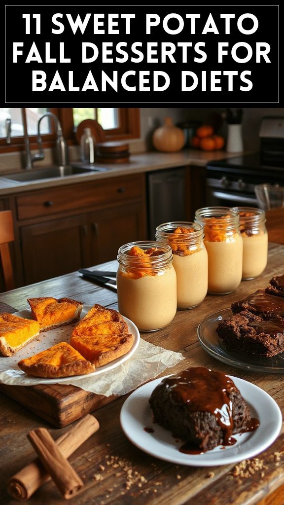 11 Sweet Potato Fall Desserts for Balanced Diets
