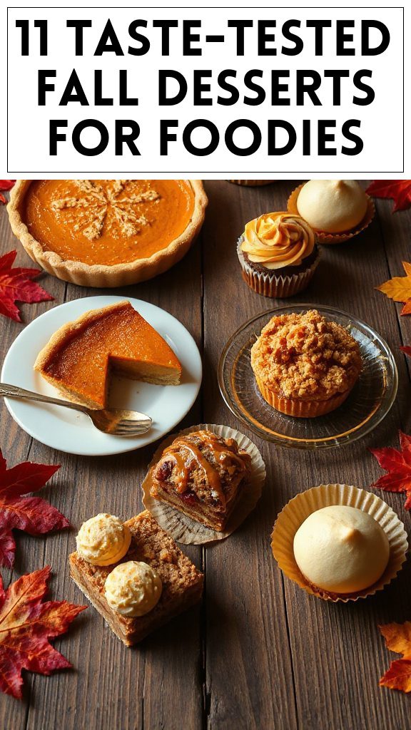 11 Taste-Tested Fall Desserts for Foodies