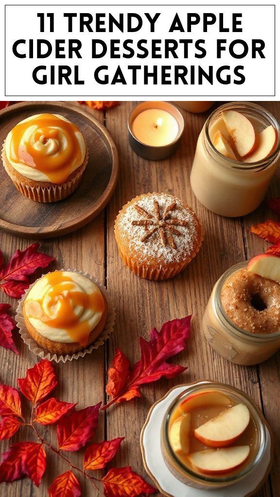 11 Trendy Apple Cider Desserts for Girl Gatherings