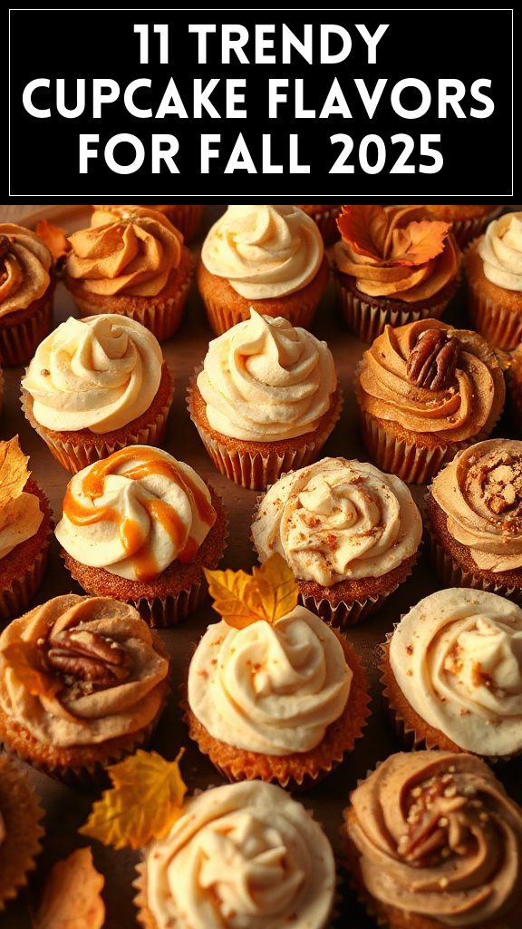 11 Trendy Cupcake Flavors for Fall 2025