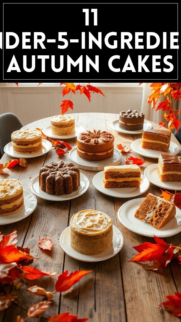 11 Under-5-Ingredient Autumn Cakes