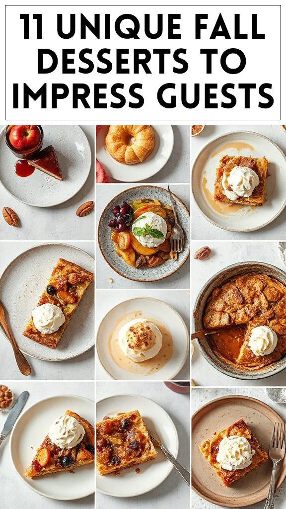 11 Unique Fall Desserts to Impress Guests