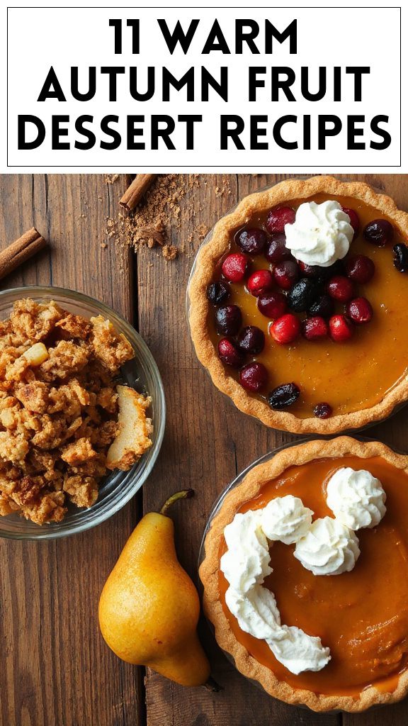 11 Warm Autumn Fruit Dessert Recipes